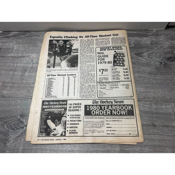 The Hockey News USA Wins Goals Paperback March 7, 1980 - Picture 4 of 6